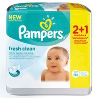 liefde Arne Buitenboordmotor Pampers Babydoekjes fresh clean 3-pak voordeel - Boodschappen Korting